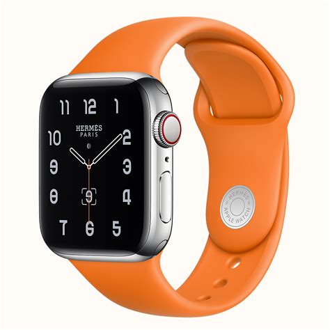 hermes apple watch band 44mm orange|Hermes Apple Watch band replacement.